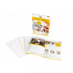 Vlieseline Set 5 modele de insertii (modele de intarituri) pentru broderie