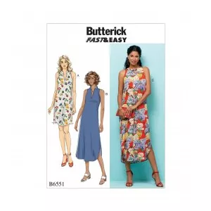 Butterick Tipar rochie B 6551