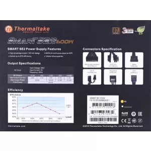 Thermaltake Smart SE2 600W PS-SPS-0600MNSAWE-1