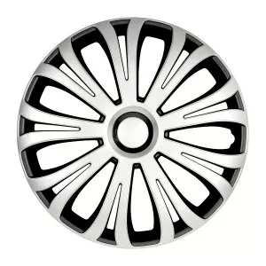 AutoMax Capace roata 16 inch Avera Argo, Negru si Argintiu Kft Auto
