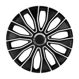AutoMax Capace roata 16 inch Argo Voltec Pro, Alb si Negru