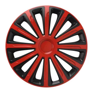 AutoMax Capace roata 14 inch Versaco Trend, Rosu si Negru