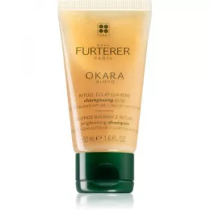 Rene Furterer Okara Blond sampon pentru stralucire pentru parul blond cu suvite 50 ml