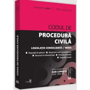 Dan Lupascu Codul de procedura civila - Ianuarie 2021