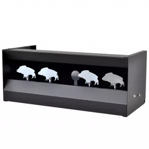 vidaXL Țintă magnetică pentru tir 4 + 1 ținte design mistreț