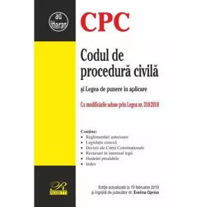 Evelina Oprina Codul de procedura civila - Legea de punere in aplicare