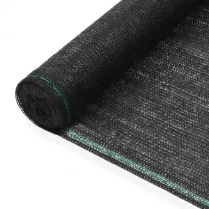 vidaXL Plasă teren de tenis, negru, 1 x 25 m, HDPE