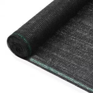 vidaXL Plasă teren de tenis, negru, 1,8 x 25 m, HDPE