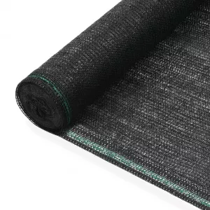 vidaXL Plasă teren de tenis, negru, 1 x 100 m, HDPE