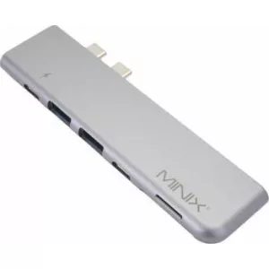 Minix Multiport USB NEO CDGR Dual USBC pentru MacBook Pro