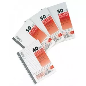 PIGNA Rezerve caiet mecanic, A5, 50 file/set, dictando,
