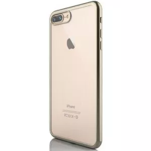 Devia DVGLTSFIPH7CG Silicon Glitter Soft pentru iPhone 7/7S (Champagne Gold)