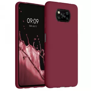 kwmobile Xiaomi Poco X3 (NFC) / Poco X3 Pro, Silicon, Rosu, 53482.209