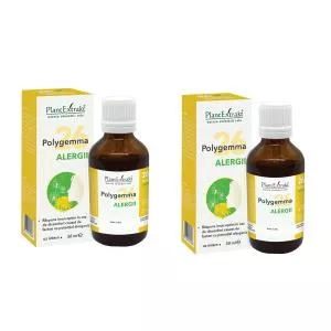 PlantExtrakt Pachet Polygemma 26 (Alergii) 50ml+50ml