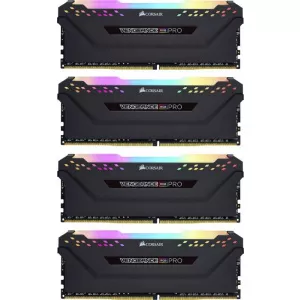 Corsair VENGEANCE® RGB PRO 32GB (4 x 8GB) DDR4 DRAM 3600MHz C16 Memory Kit — Black CMW32GX4M4D3600C16