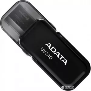A-Data UV240 16GB, USB 2.0, Black AUV240-16G-RBK