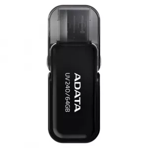 A-Data UV240 64GB, USB 2.0, Black AUV240-64G-RBK