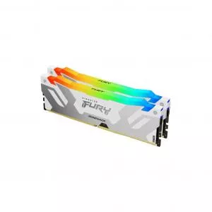 Kingston 32GB 8000MT/s DDR5 CL38 DIMM (Kit of 2) FURY Renegade RGB White XMP KF580C38RWAK2-32