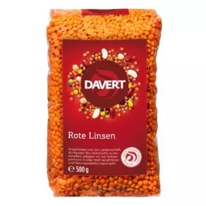 Davert Linte rosie ecologica 500g