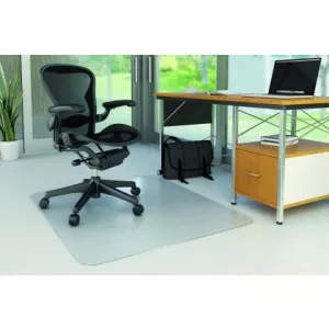 Q-Connect Covoras PVC transparent, protectie parchet/gresie, 150 x 120cm - forma dreptunghiulara