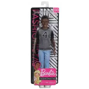 Mattel BARBIE Fashionistas PAPUSA BAIAT FASHIONISTAS AFRO-AMERICAN