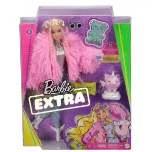 Mattel BARBIE Fashionistas PAPUSA BARBIE EXTRA STYLE FLUFFY PINKY