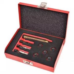 vidaXL Set reparații filet bujii 9 piese M8 x 1,0 mm 210388