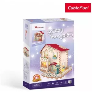 Cubic Fun Puzzle 3D Led Casa De Vacanta 116 Piese ACUP634h