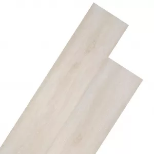vidaXL Plăci de pardoseală, stejar alb clasic, 5,26 m², 2 mm, PVC