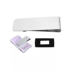 Zaragoo Clips de bani cromat