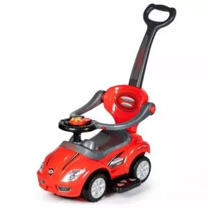 EcoToys Masinuta de impins 3 in 1 382 - Rosu