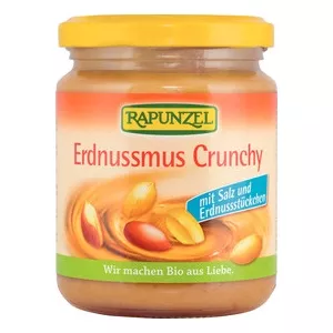 Rapunzel Pasta de arahide Crocanta cu sare VEGAN Bio 250g