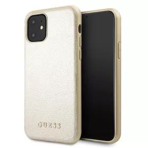 Guess Husa iPhone 11 Iridescent Auriu