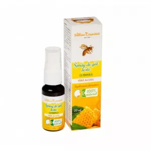 Albina Carpatina Spray de gat forte cu propolis fara alcool, 20 ml