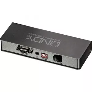 Lindy 2 Port HDMI 2.0 18G Splitter 38240
