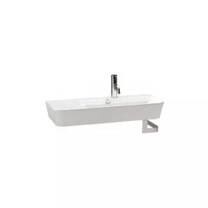 Gala Lavoar Emma asimetric compact 80x35 cm dreapta, cu sistem de prindere
