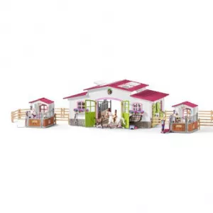 Schleich Grajd de cai cu ingrijitor 42369