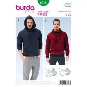 Burda Style Tipar  Pulover Burda 6718