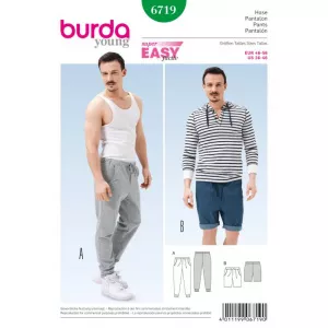 Burda Style Tipar  Pantaloni Burda 6719