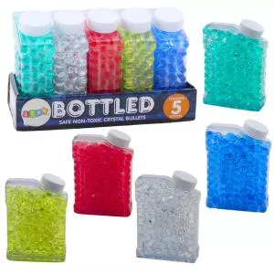 LEAN Toys Set de bile cu gel de apă pentru pistol 9-11mm 400 buc colorate