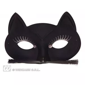 Widmann Accesoriu carnaval - Masca pisica neagra