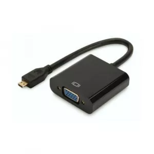 Digitus  microHDMI type D to VGA, FHD, audio 3.5mm MiniJack DA-70460