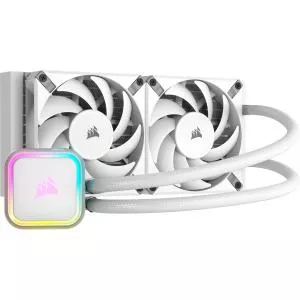 Corsair iCUE H100i RGB ELITE Liquid CPU Cooler - White CW-9060078-WW