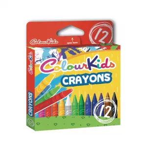 PIGNA Creioane color cerate 12 culori, ColourKids