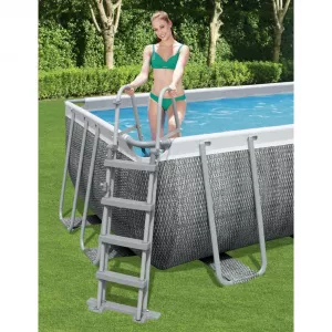 Bestway Scară de siguranță piscină cu 4 trepte Flowclear, 122 cm 58331