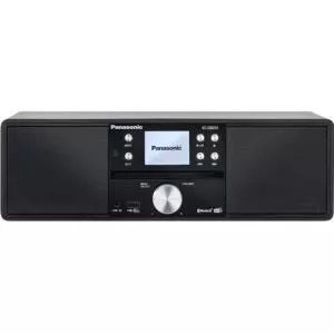 Panasonic Microsistem SC-DM202EG-K, 24W, Bluetooth, USB, CD, Radio FM, DAB+, Ceas (Negru)