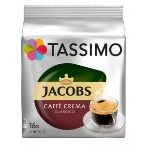 Tassimo Capsule cafea, Jacobs Café Crema Classico, 16 bauturi x 150 ml, 16 capsule