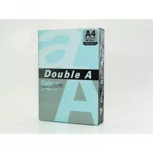 Double A Hartie color pentru copiator A4, 80g/mp, 25coli/top, Double A - pastel ocean
