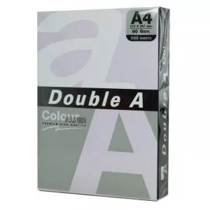 Double A Hartie color pentru copiator A4, 80g/mp, 500coli/top, Double A - pastel lavender