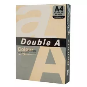 Double A Hartie color pentru copiator A4, 80g/mp, 500coli/top, Double A - gold intens